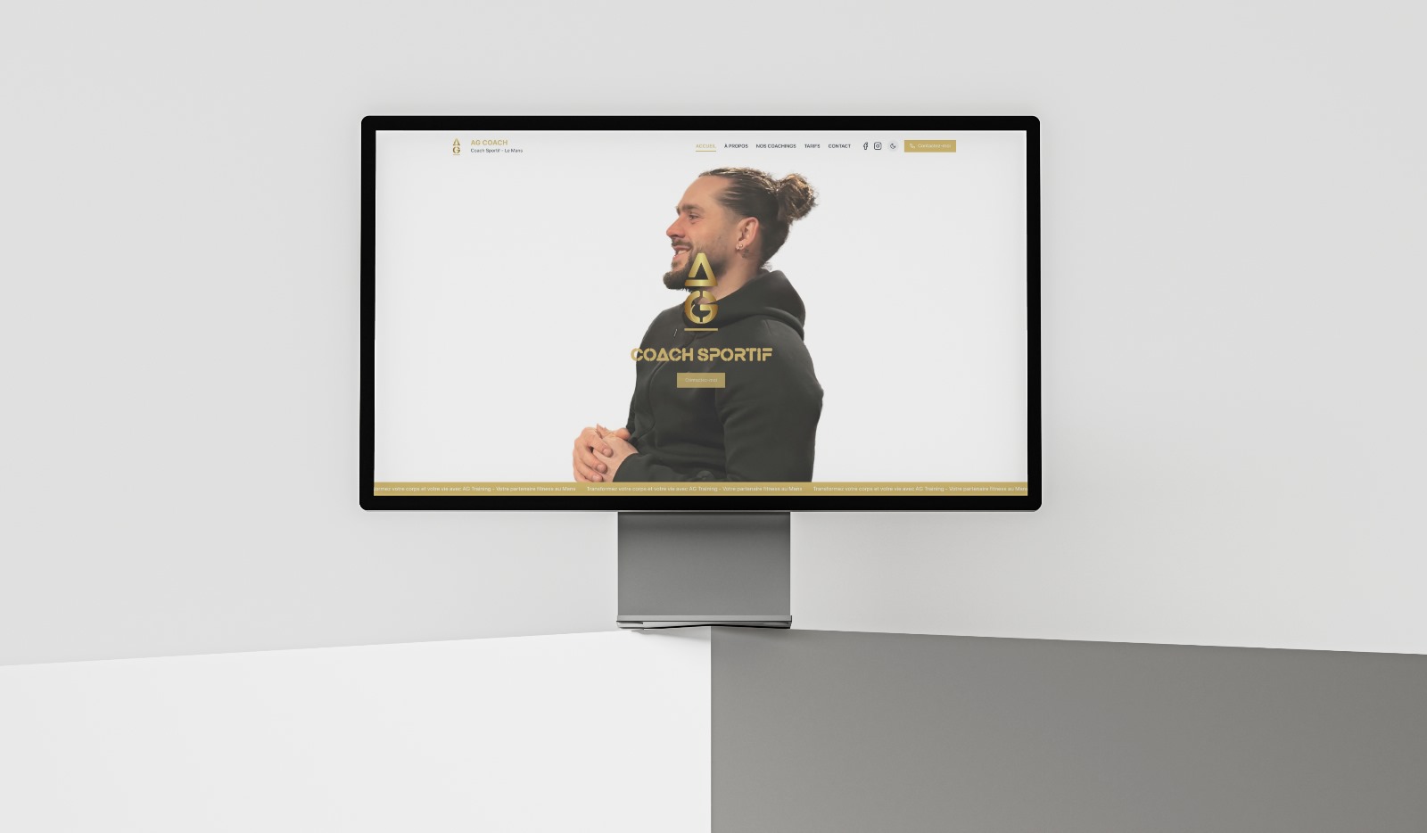 Aperçu du site AG Coach