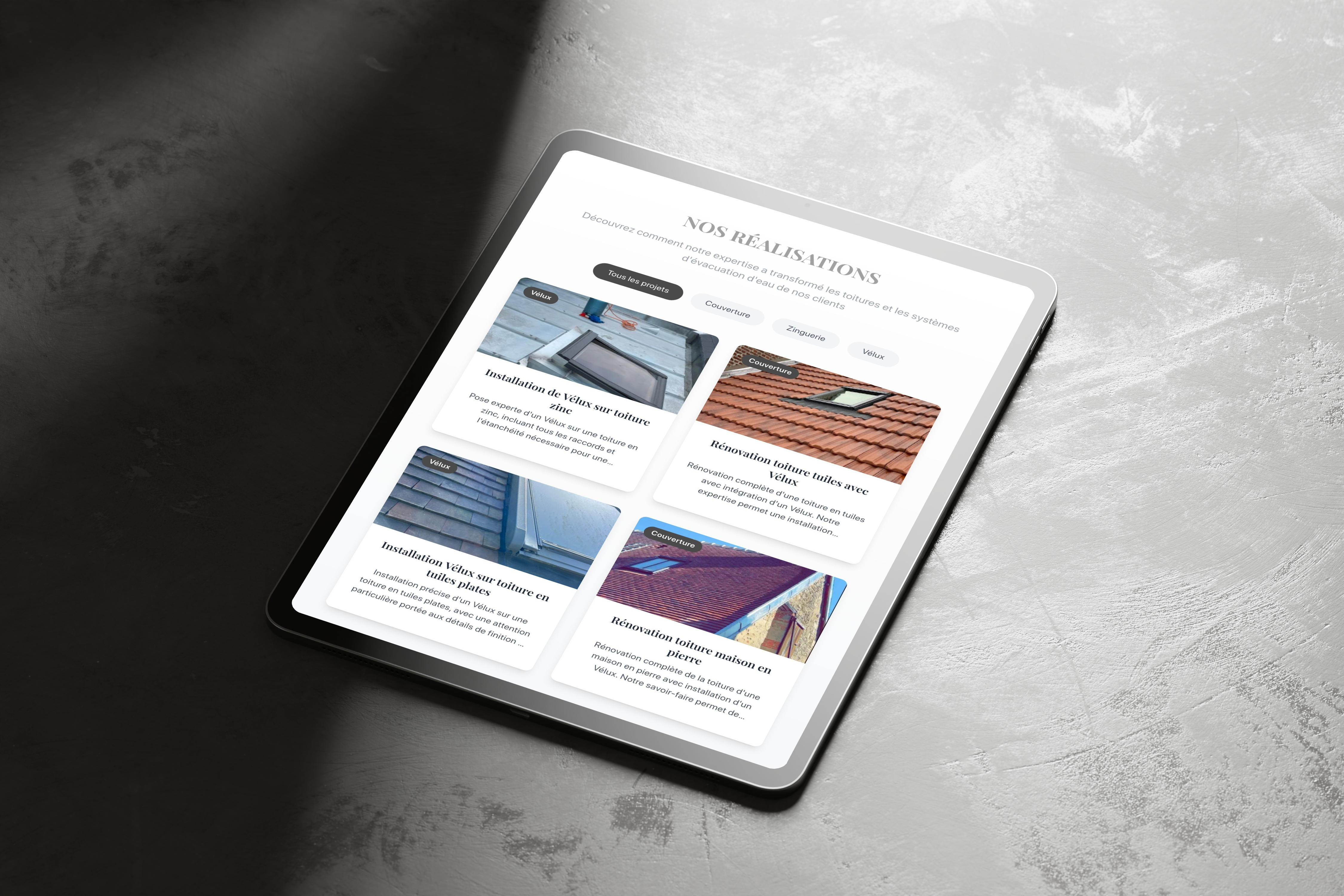 Aperçu du site Guisnet Couverture