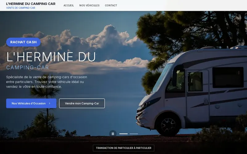Site L'Hermine du Camping Car