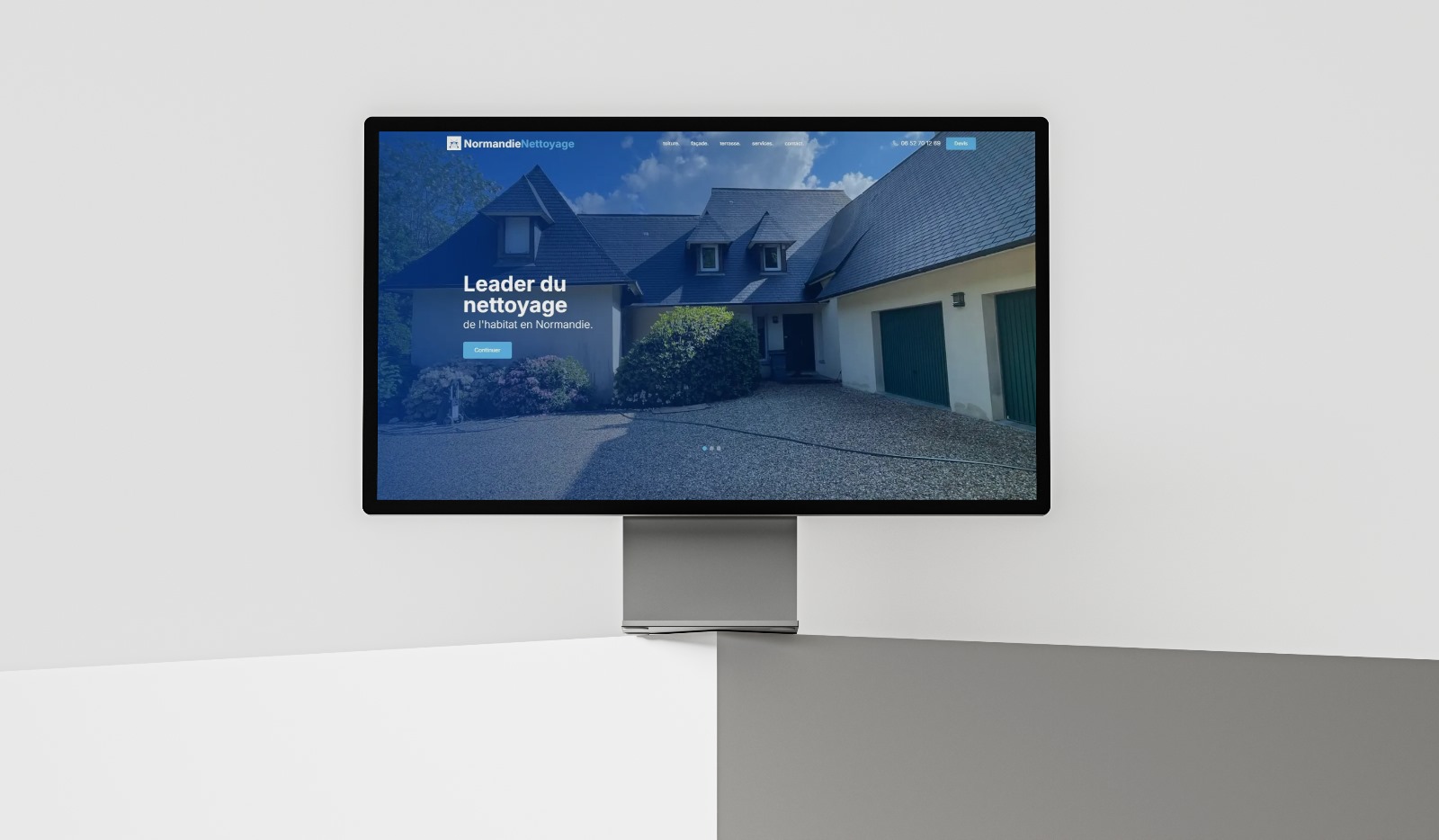 Aperçu du site Normandie Nettoyage