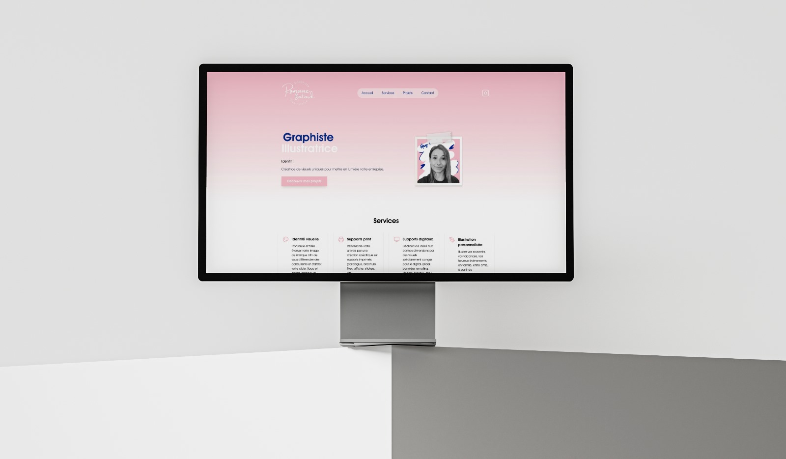 Aperçu du site Romane Batard